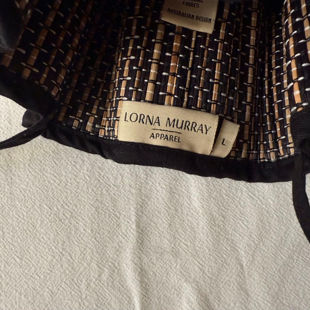 LORNA MURRAY｜フリル付き麦わら帽子