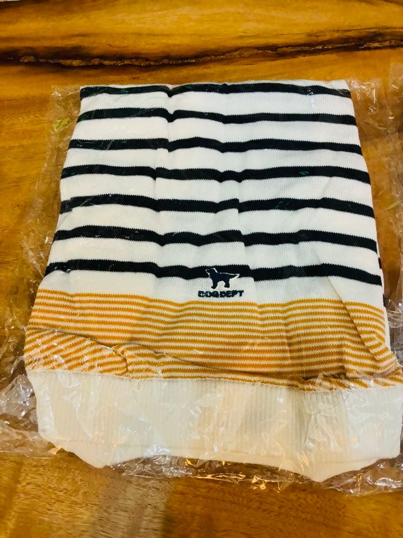 【新品】DOG DEPT ストライプニット犬服