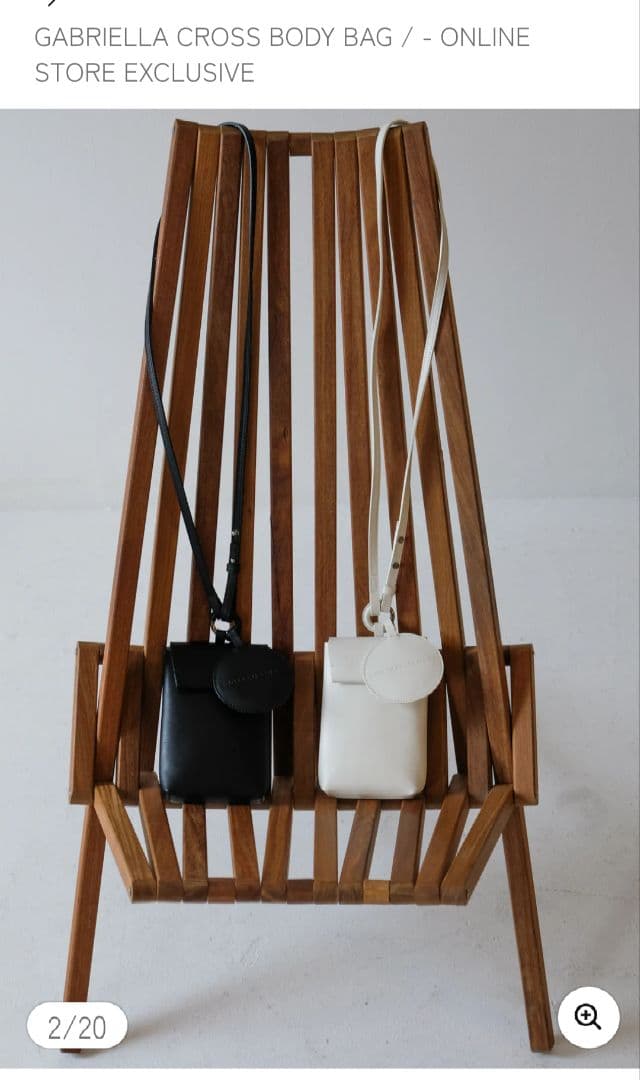 バッグ COGTHEBIGSMOKE GABRIELLA CROSS BODY BAG