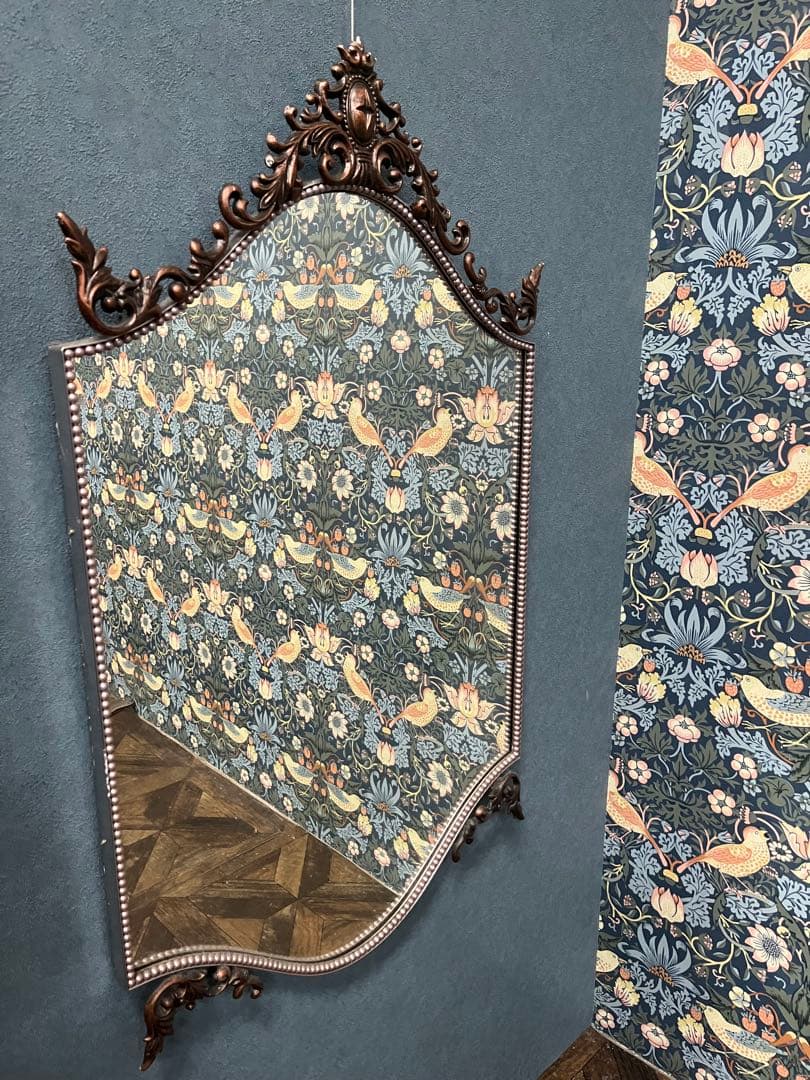 ウォールミラー 壁掛け鏡 インテリア アンティーク エレガント クラシック