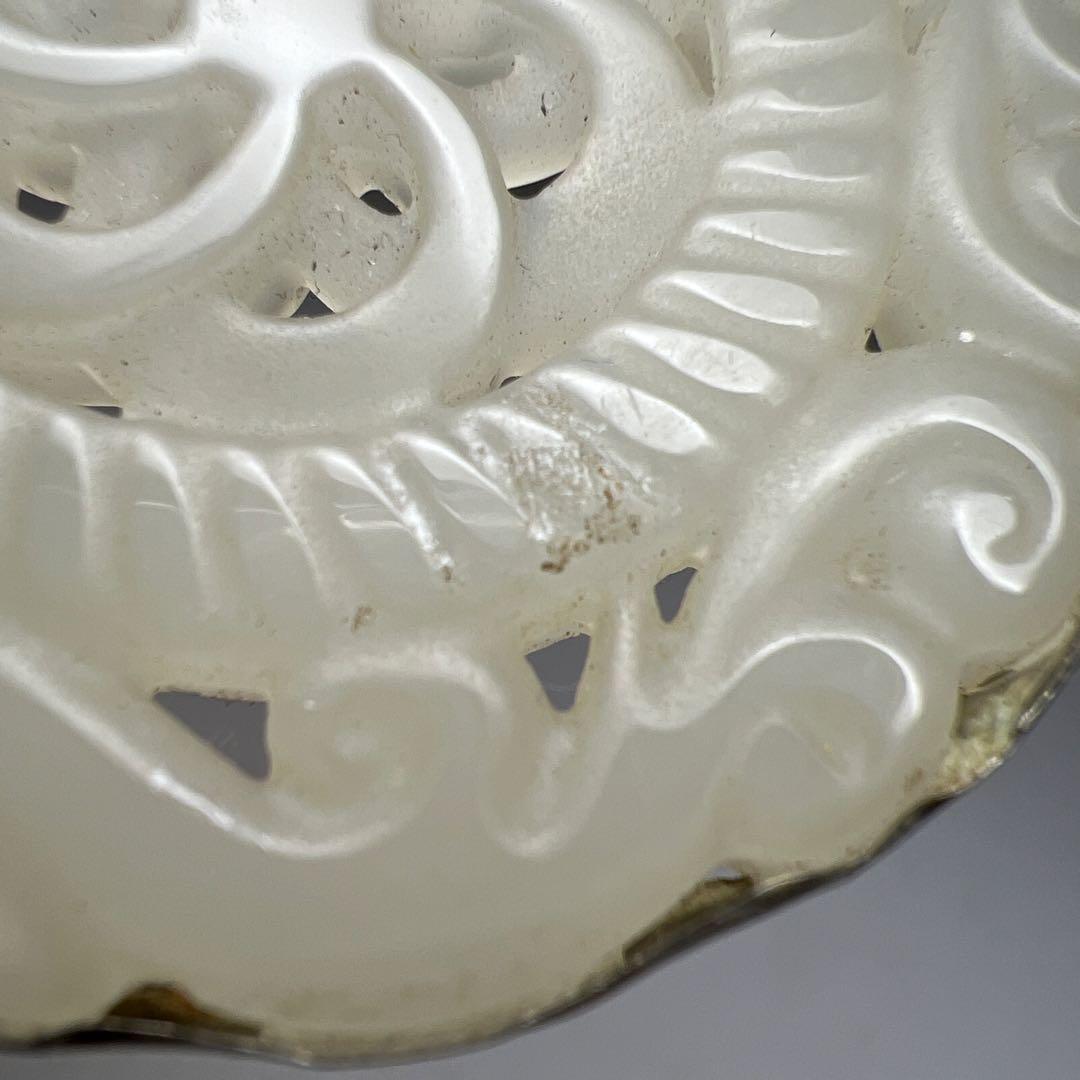 白砡ネックレストップ　25g 東Y7-1107☆2Fトヒチ