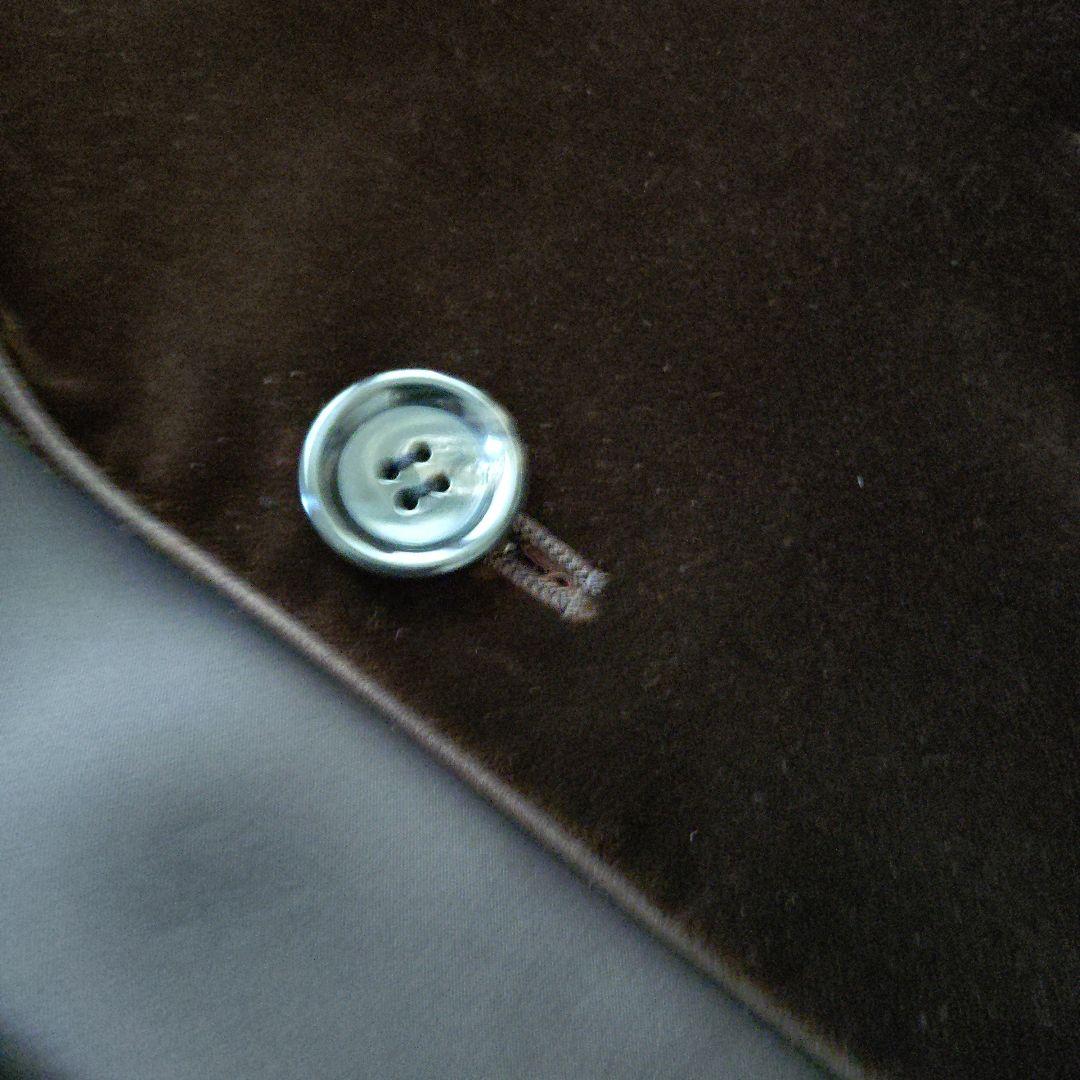 新品 23区 ダークブラウン ベルベット テーラードジャケット 別珍