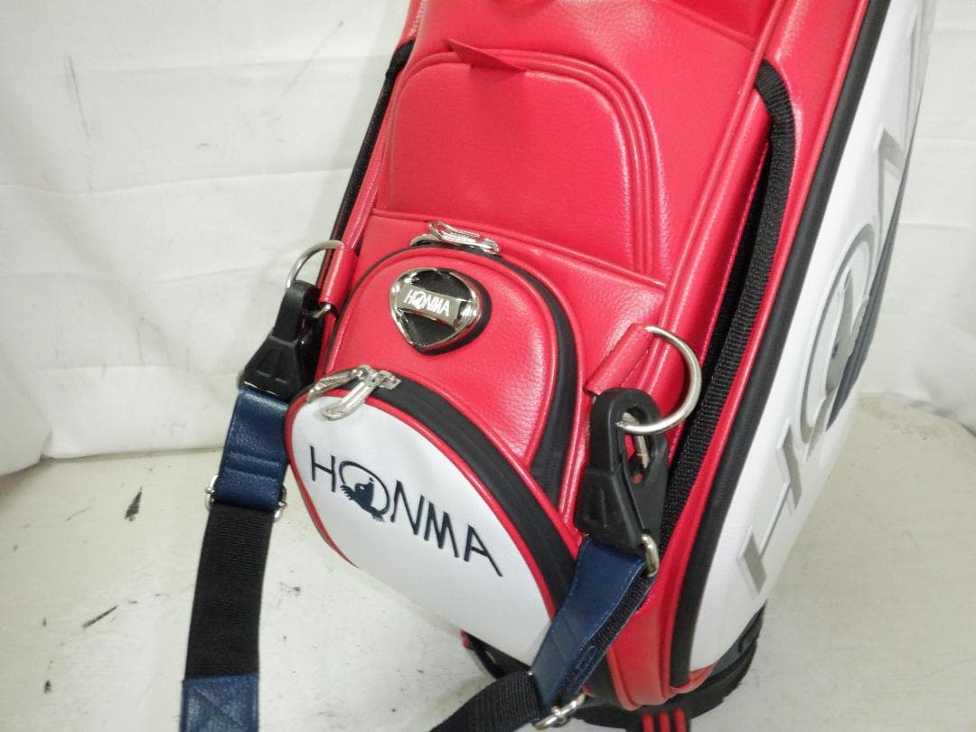 HONMA★本間ゴルフ★9.5型★３点式★美品★プロモデル(RED×WH×NV)