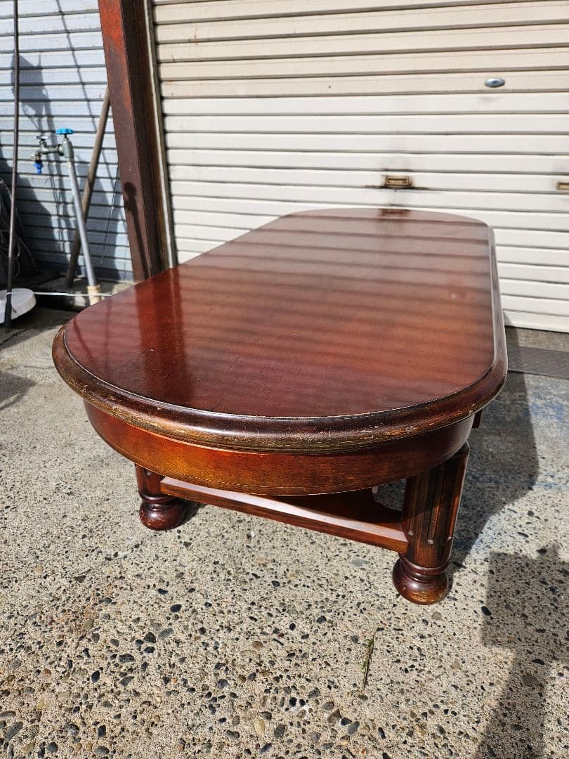 ヴィンテージ 木製のセンターテーブル ローテーブル 応接机 アンティーク調 家具