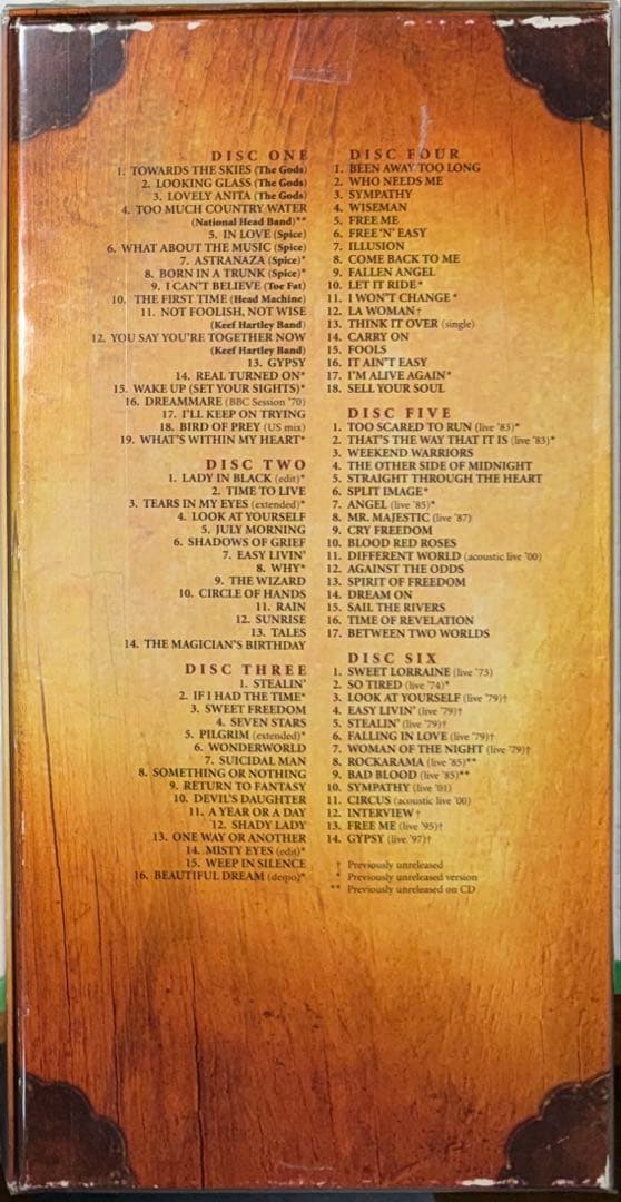 6CD-BOXセット！URIAH HEEP / CHAPTER & VERSE