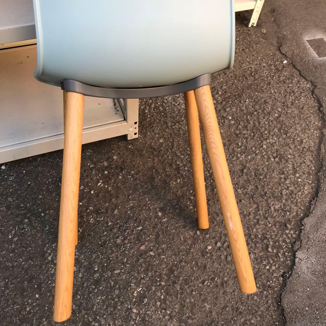 Vitra ダイニングチェア HAL Wood アイスグレイ ナチュラルオーク