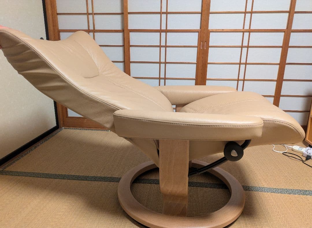 エコーネス　ストレスレス　チェア.オットマン　セット　ウィングМ