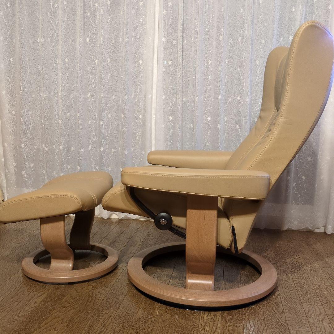 エコーネス　ストレスレス　チェア.オットマン　セット　ウィングМ