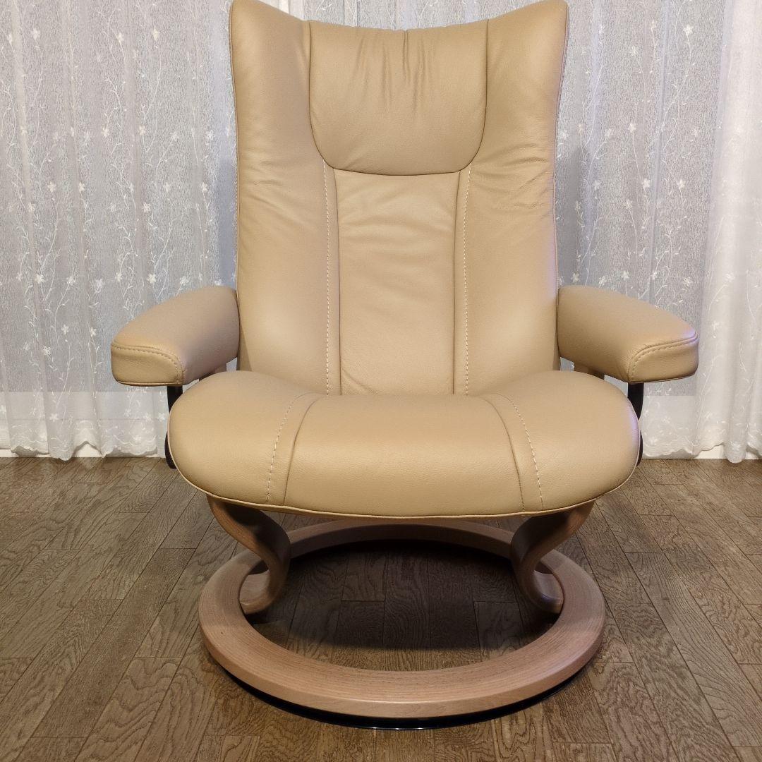 エコーネス　ストレスレス　チェア.オットマン　セット　ウィングМ