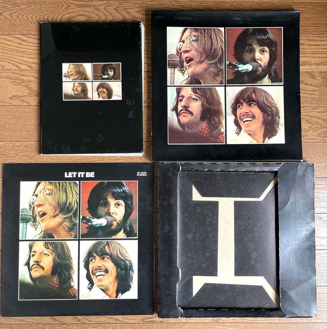 ビートルズ　レットイットビー　AP-9009 レコード ブックレット付初版限定盤