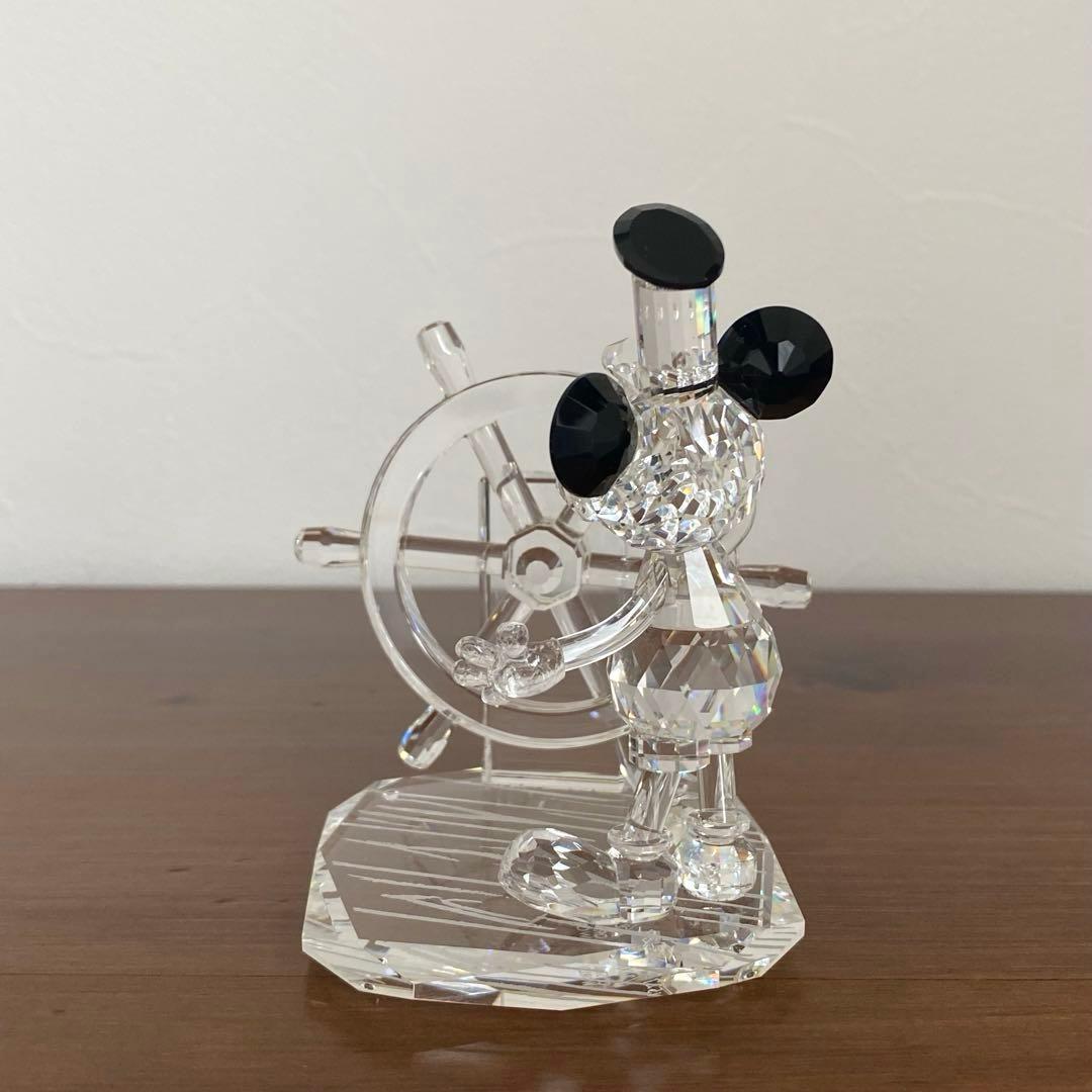 ディズニーショーケース クリスタルワールド ミッキーマウス 置物