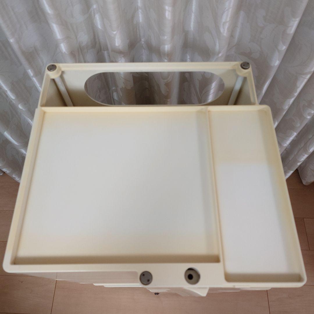 ボビーワゴン 4段4トレイ ホワイト 旧輸入品 イタリア製
