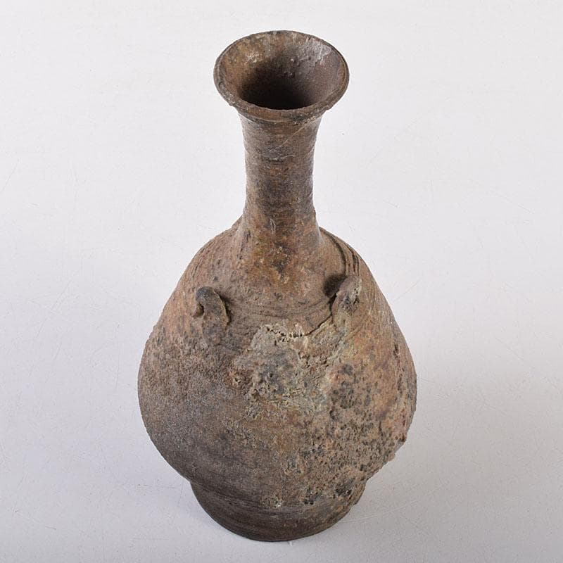 瀬戸焼　古瀬戸　二光造　三耳花入　C　7056