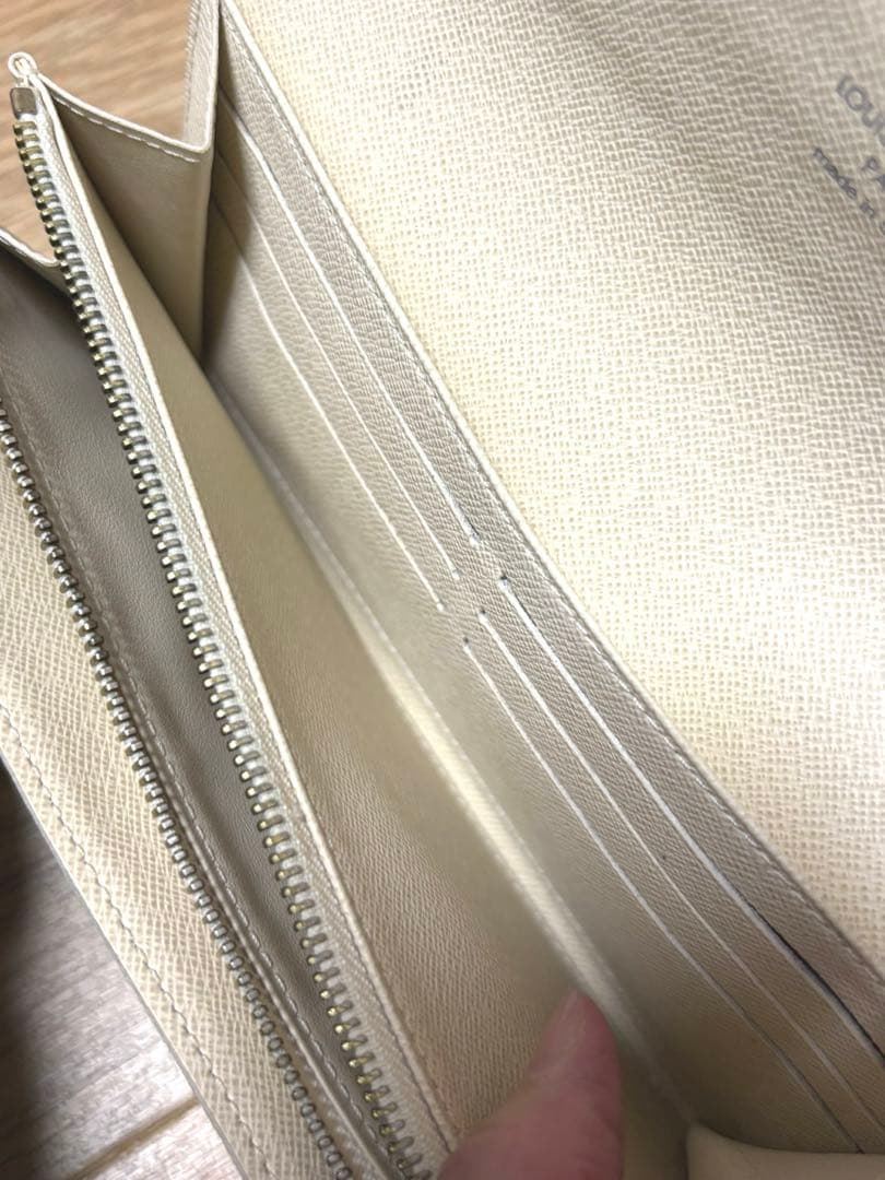 【中古】LOUISVUITTON ダミエ アズール ポルトフォイユ サラ 長財布