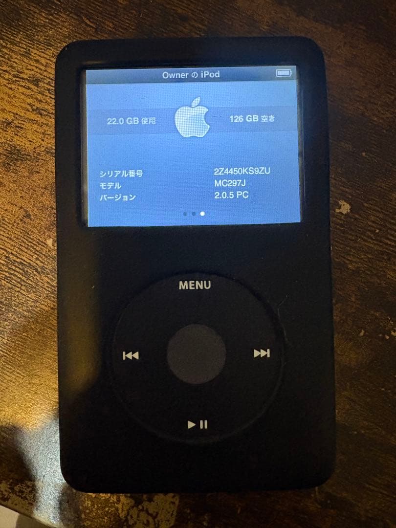 iPod classic 160gb 美品　動作確認済み