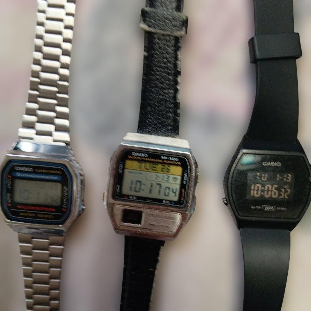 チ*ン様 【ジャンク★】 チープカシオ デジタル腕時計 まとめ売り 稼動品