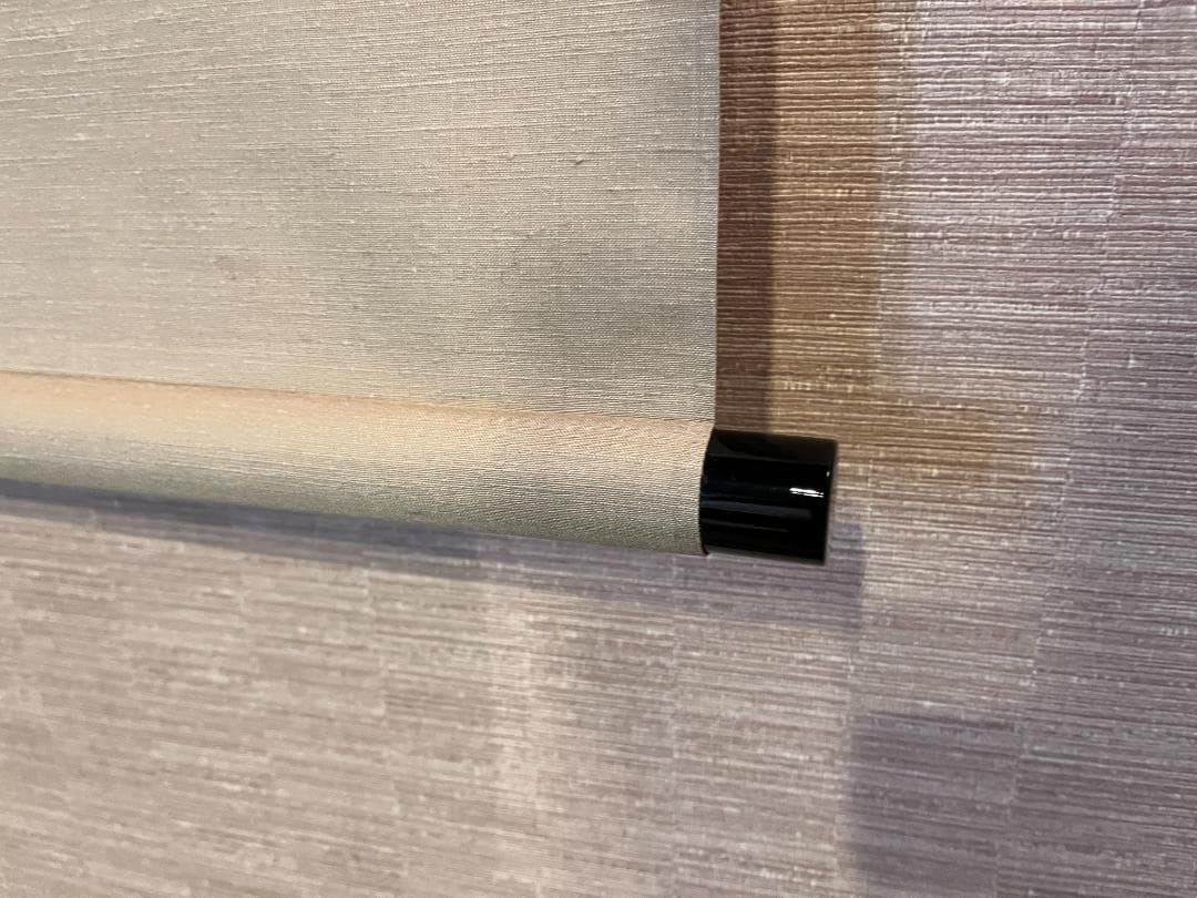 泰道　茶掛軸　水上青々翠　一行　茶道具