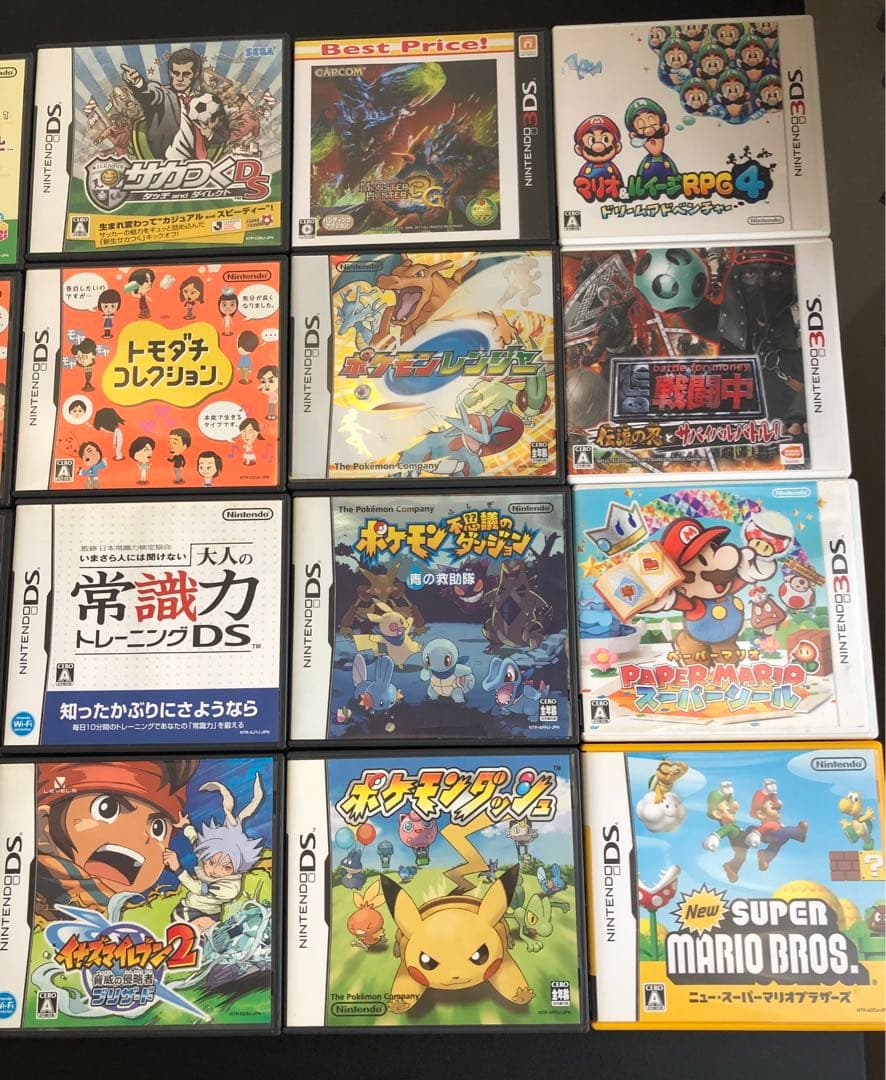 3DS ソフト　２３個まとめ売り　マリオ　ポケモン