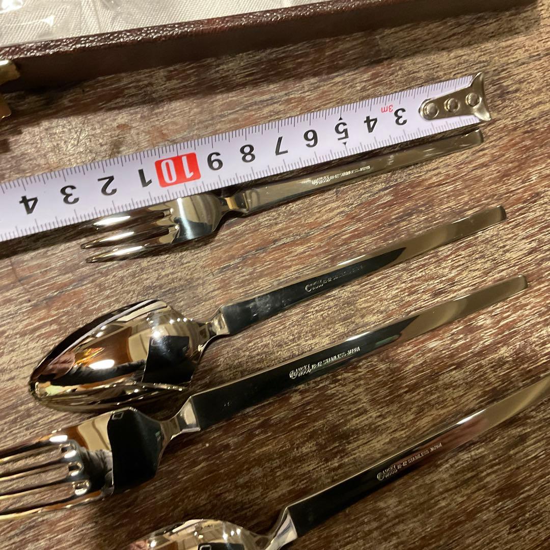 高品質！18ー12 新品 未使用 ラッキーウッド カトラリーセット 20本