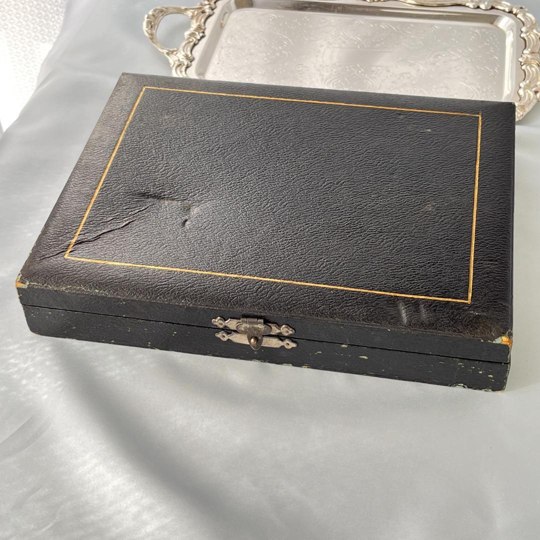 【William Yates 】【白蝶貝 / 純銀継手】デザートセット ケース