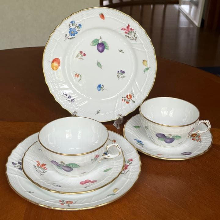 【レア美品】リチャードジノリ★ベッキオペルージャ★トリオ　ペア