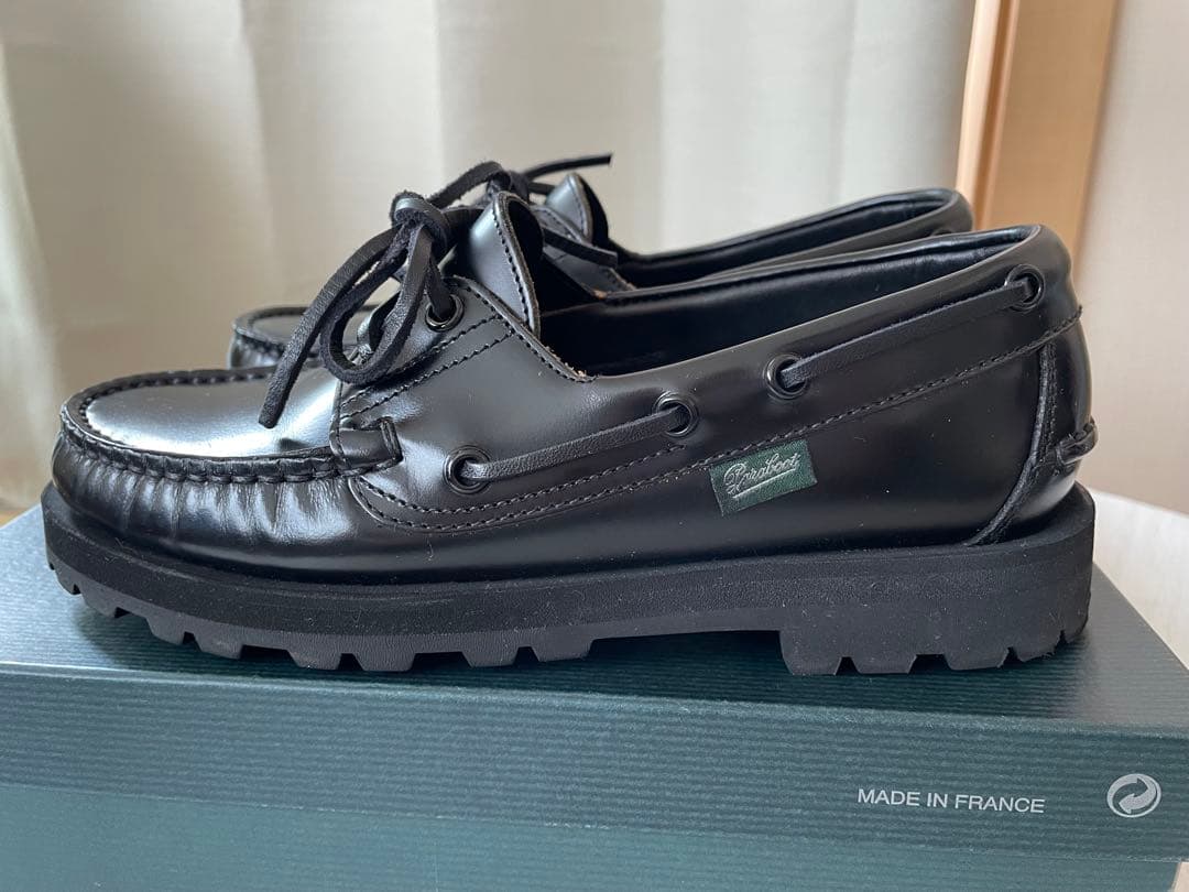 パラブーツ　モカシンデッキシューズ　beams boy
