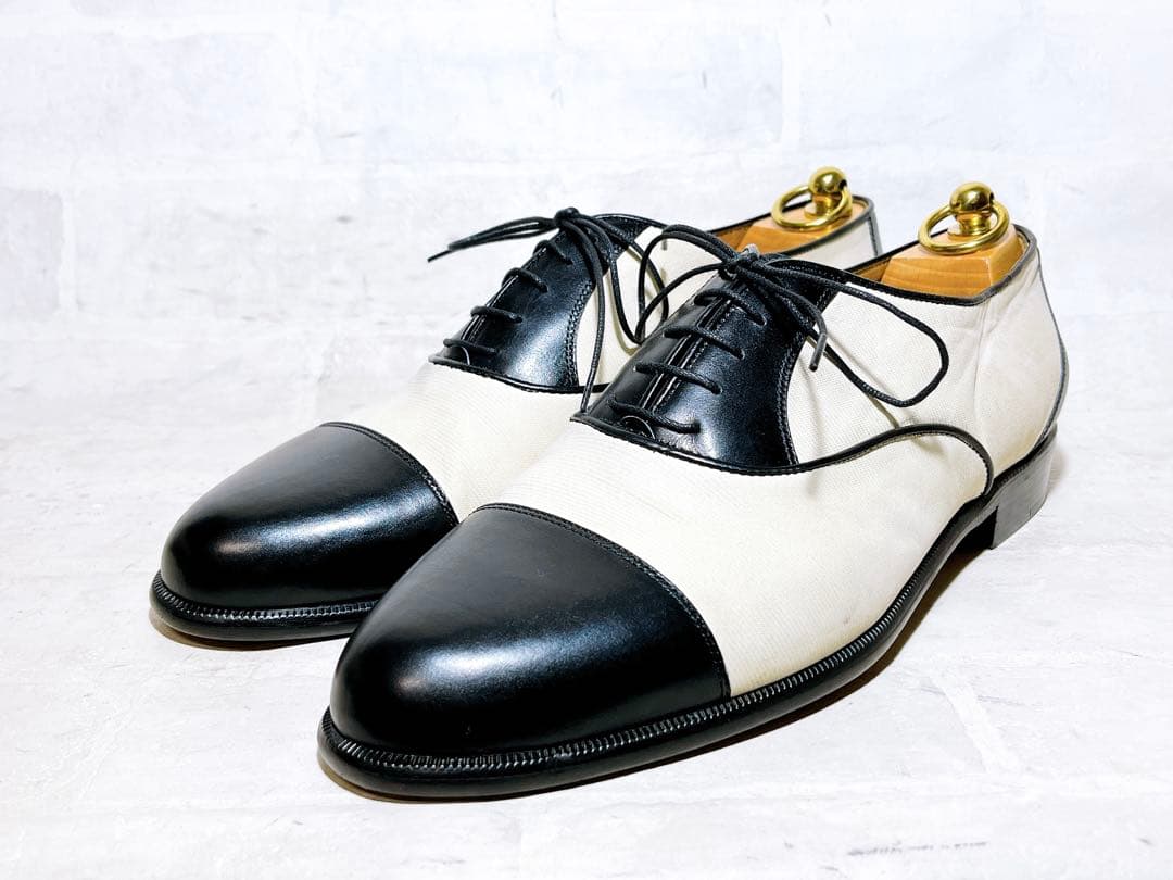 イタリア製【未使用】BRUNOMAGLI スペクテイターシューズ コンビ UK9