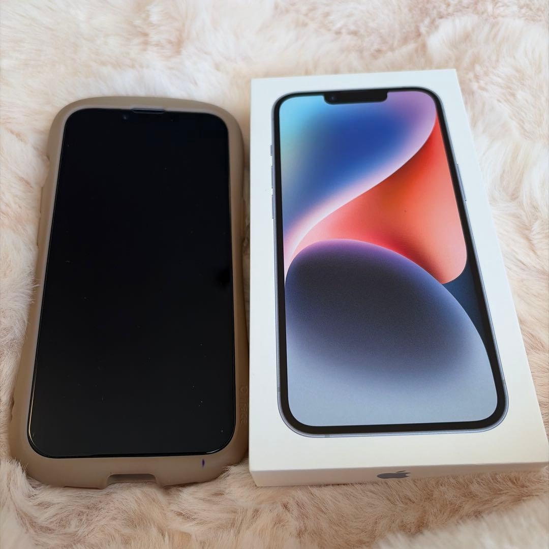 【美品】iPhone 14 256GB ブルー SIMフリー 箱あり
