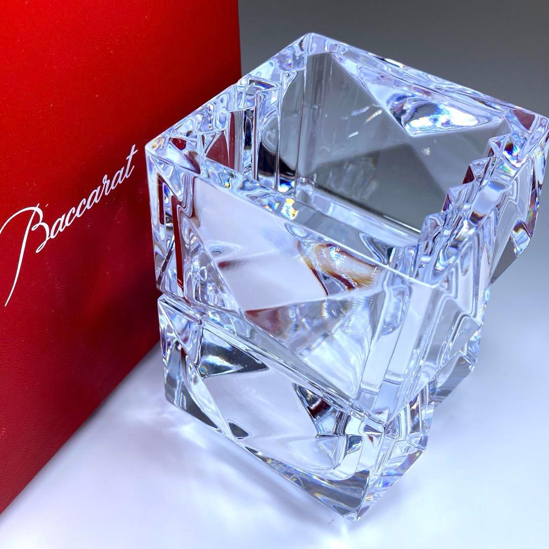 バカラ　ルクソール　ペンホルダー　共箱　高さ10.5㎝　東Y7-0327☆2F