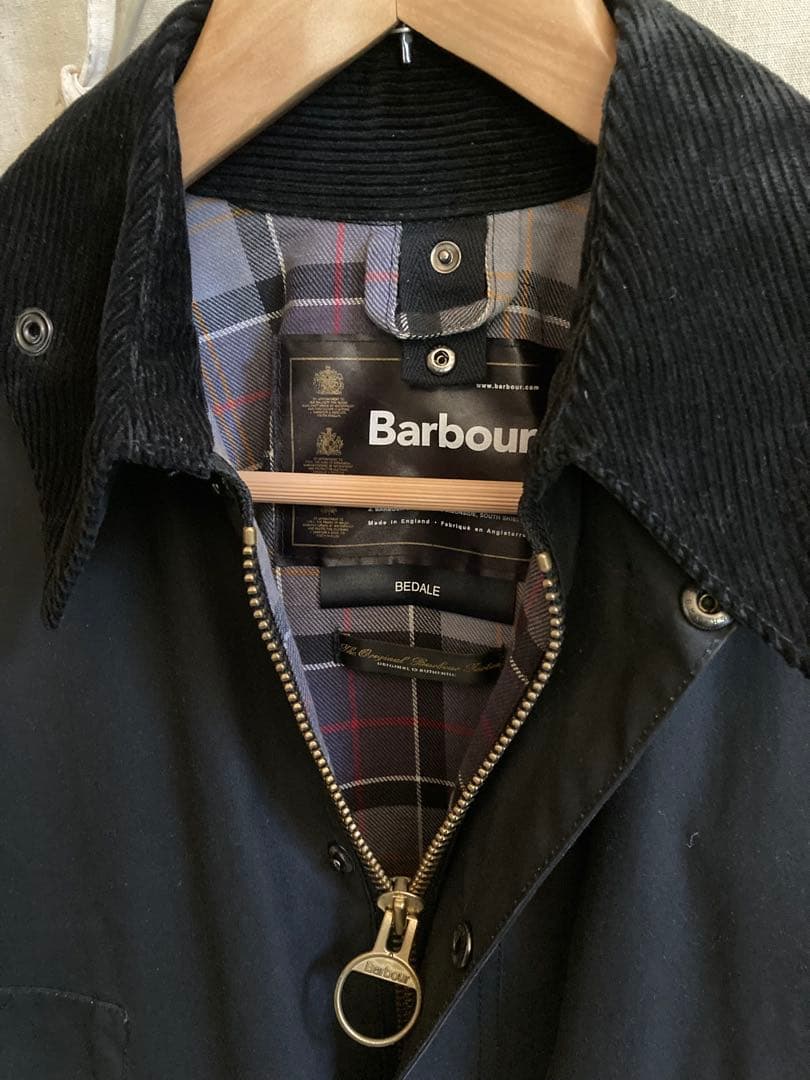 【美品】Barbour バブアー Bedale ビデイル オイルドジャケット　黒
