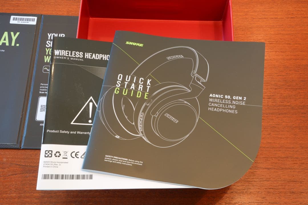 SHURE AONIC50 Gen2 ワイヤレスヘッドフォン