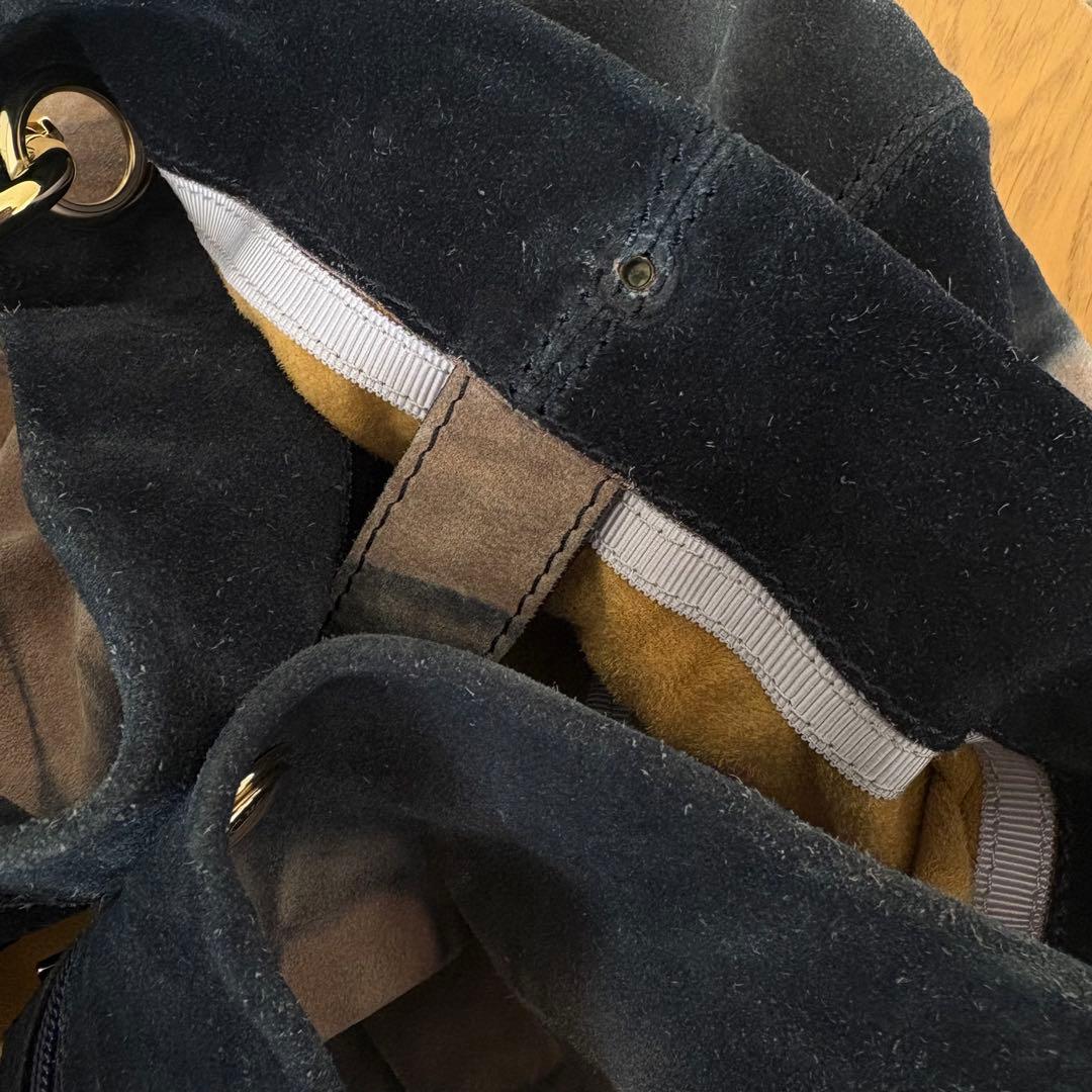 Jimmy Choo スエードレザー ショルダーバッグ