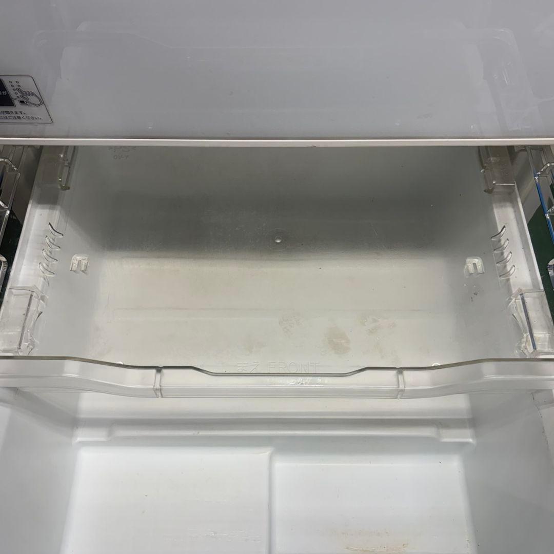 699 大型冷蔵庫　右開き　ガラストップ　400L強 自動製氷機　半年保証　美品