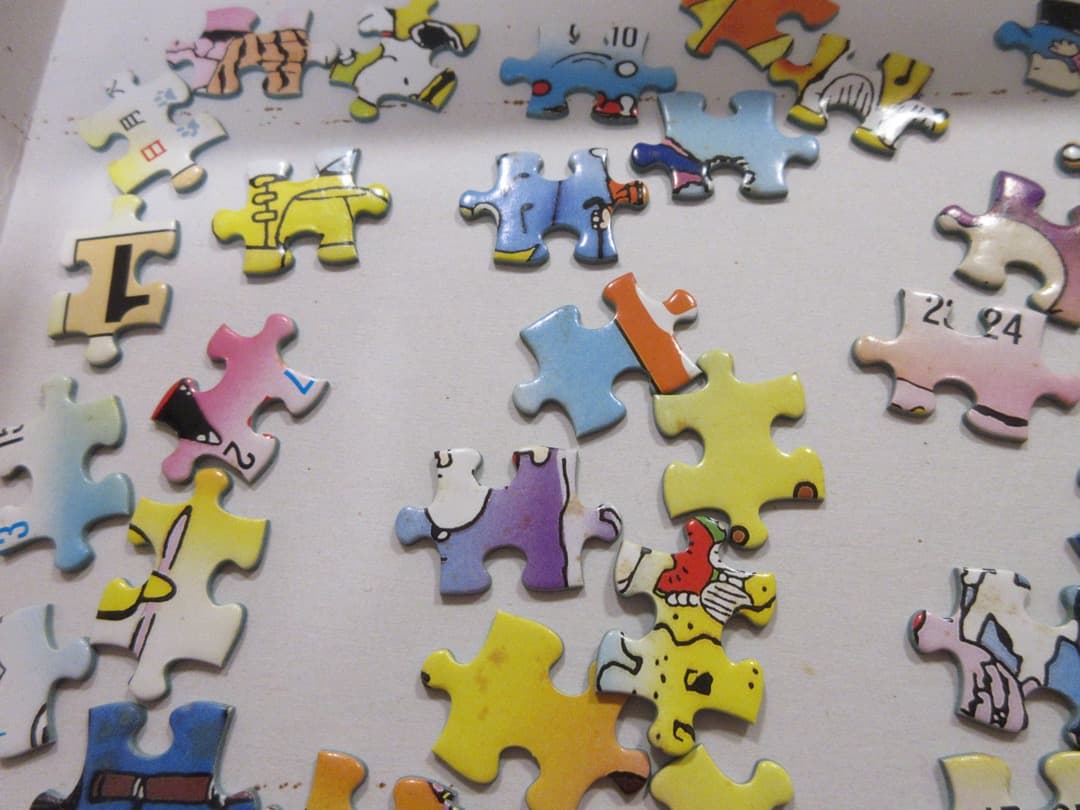 【中古品】スヌーピーカレンダージグソーパズル　1994年版 1000ピース