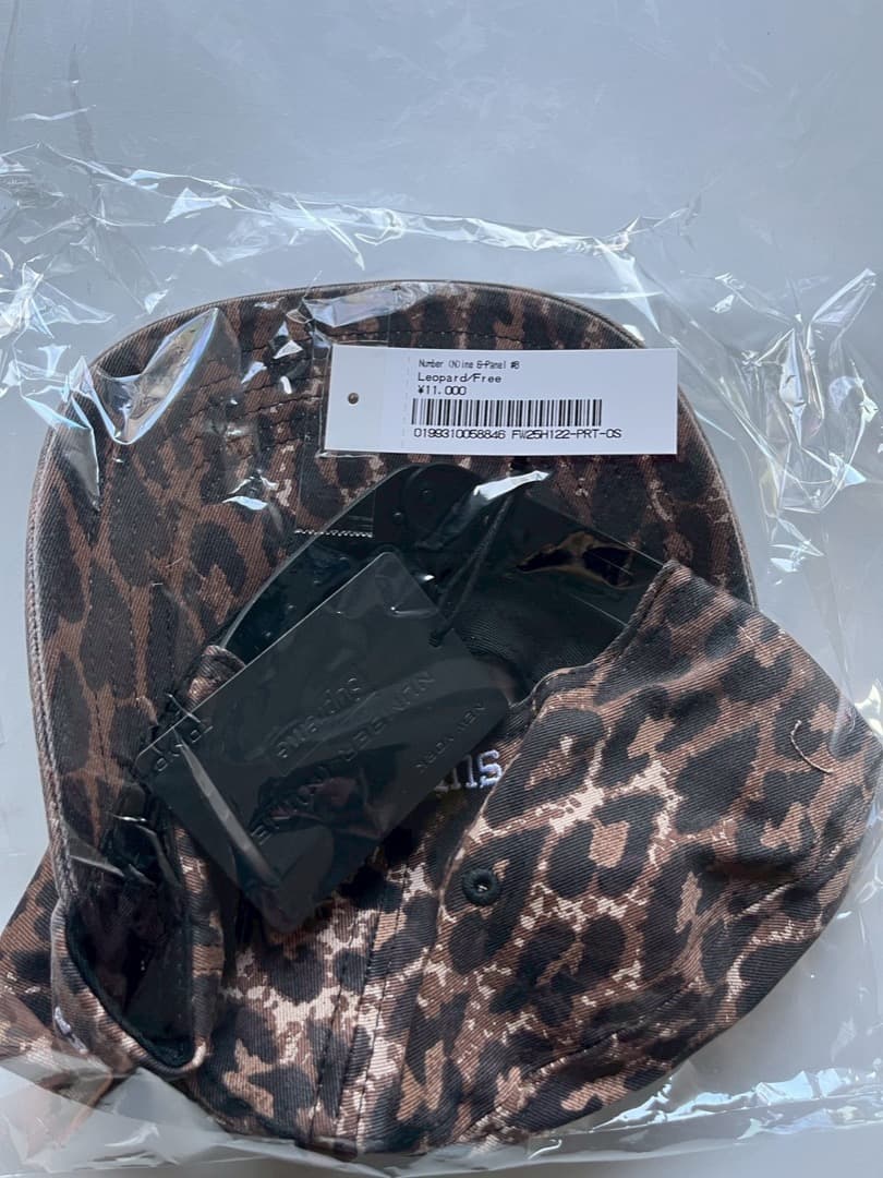supreme number (n)ine レオパード キャップ