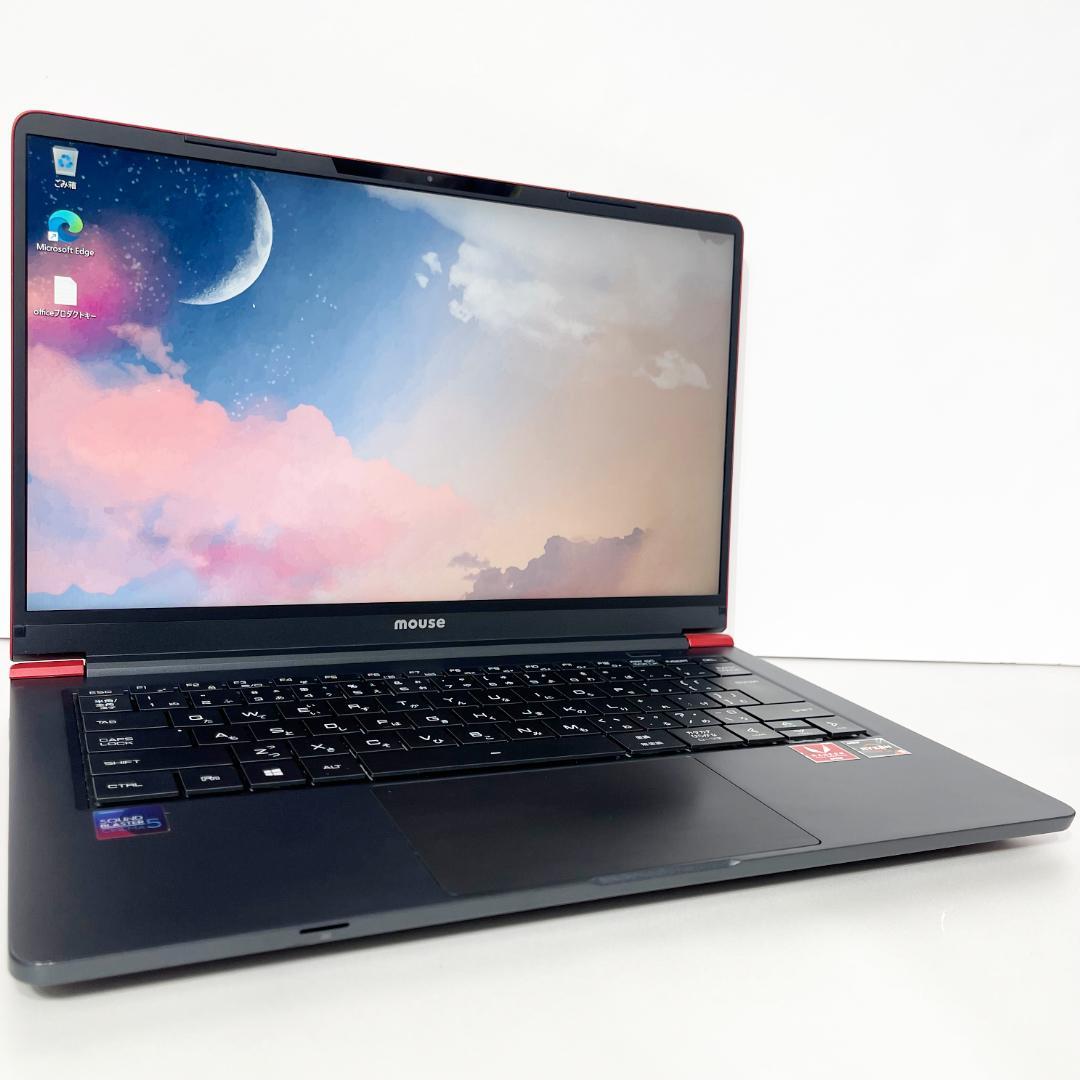 mouse Ryzen5 フルHD14インチ SSD512GB メモリ16GB