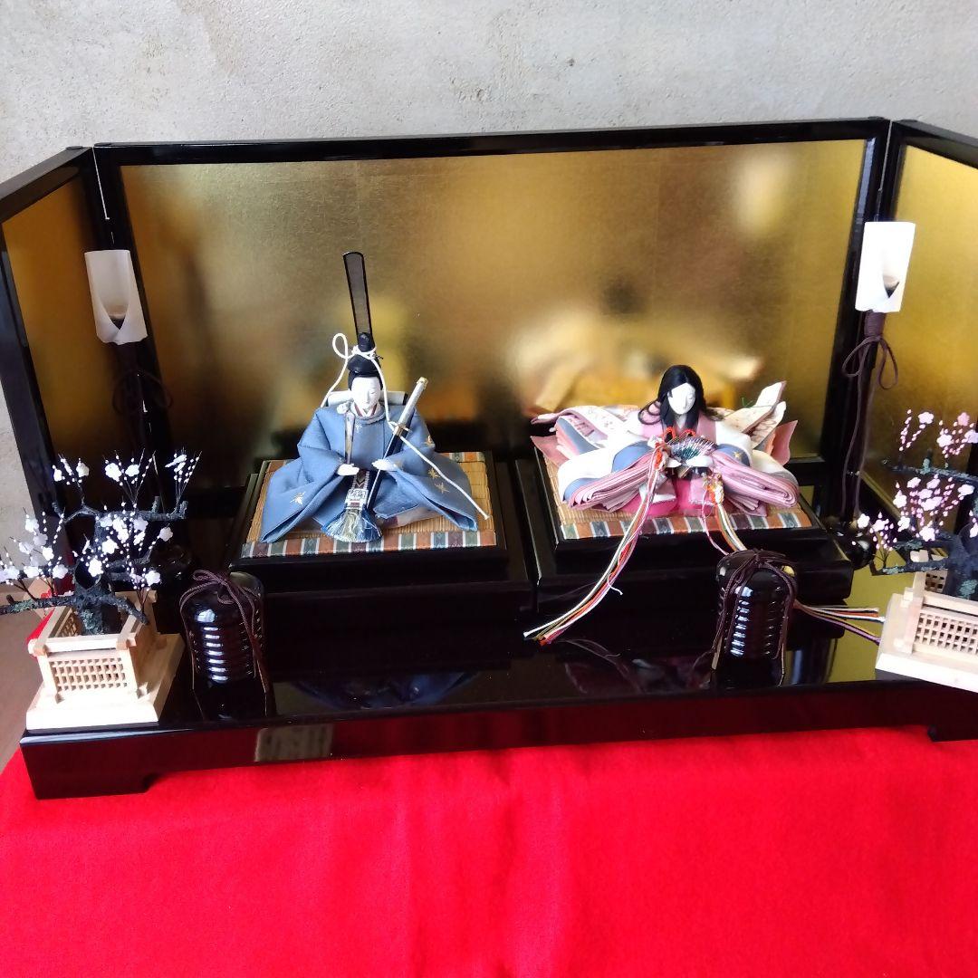 雛人形 伝統的な雛祭り用　江戸雛　市川豊玉作