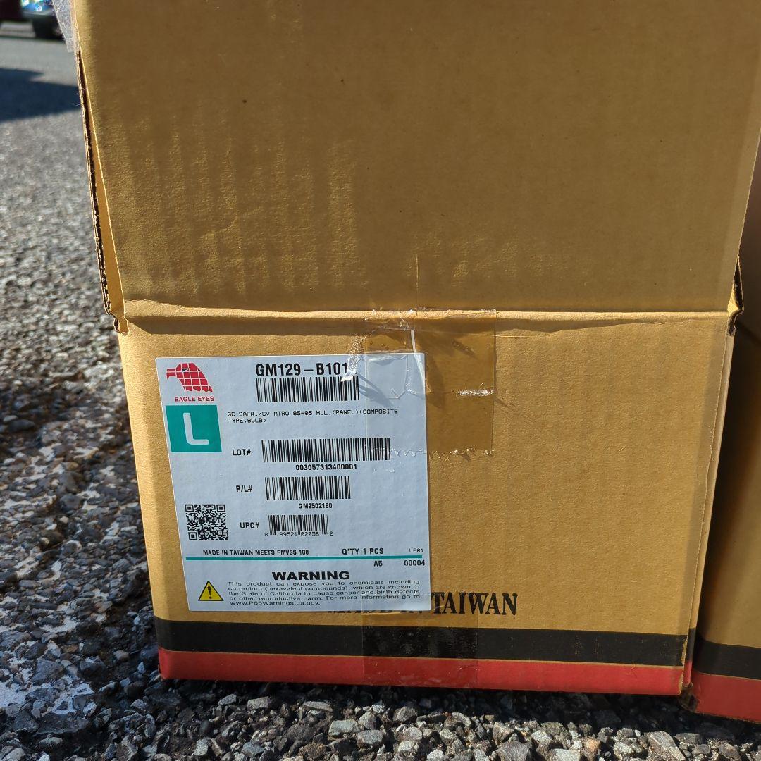 開封、検品のみ！シボレーアストロ ヘッドライトセット 左右