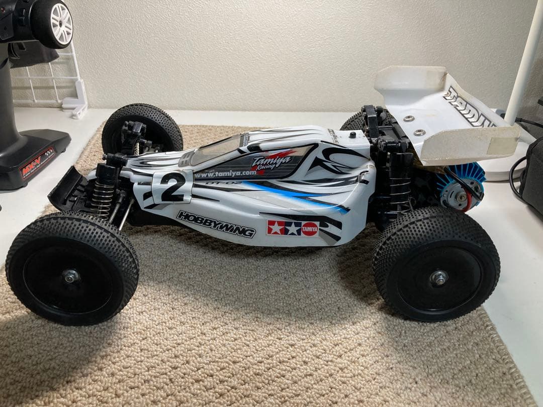 タミヤ DT02 サンドバイパー メカ付き 新品シャーシ、新品ギアボックス付き