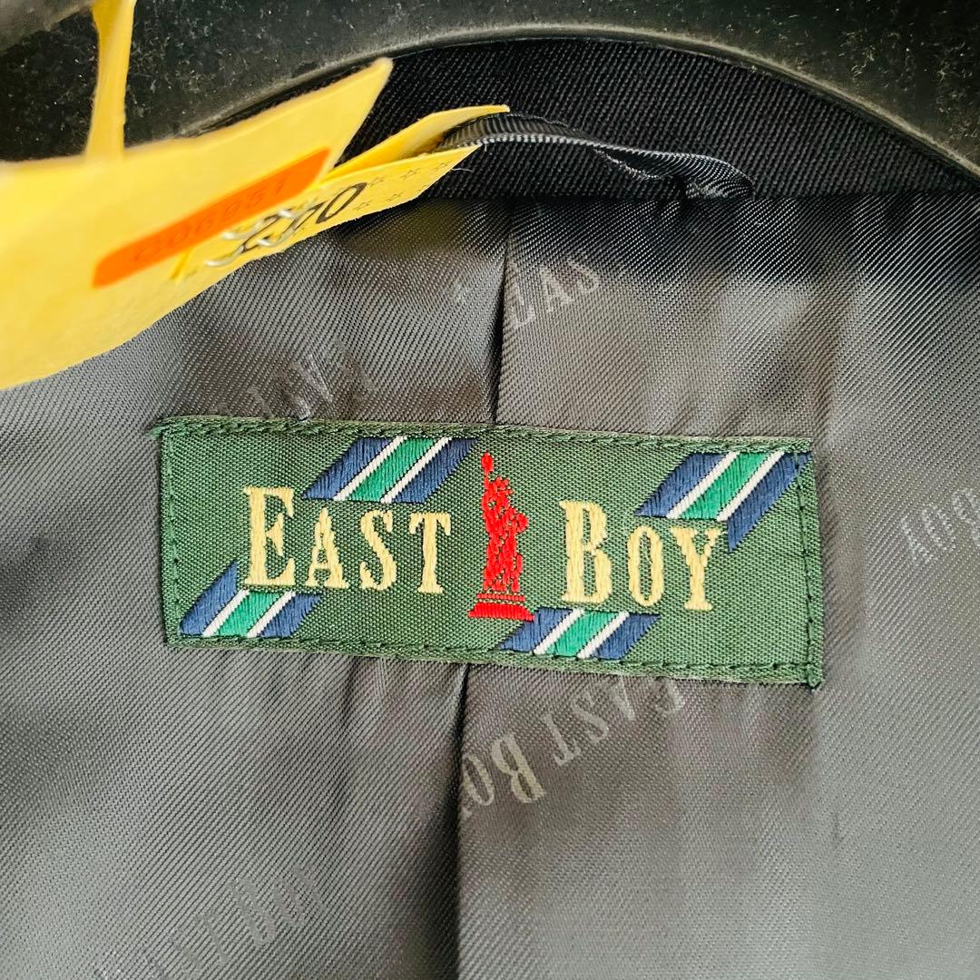 美品✨イーストボーイ♡紺ブレジャケット　エンブレム　金ボタン　M