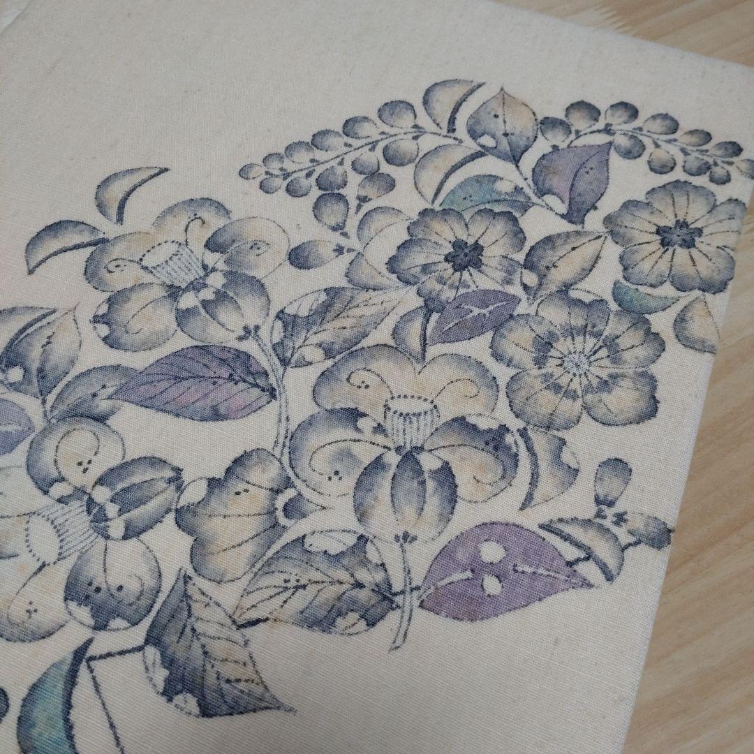 Ｍ*様 辻ヶ花♥訳あり格安スタート♥紬♥名古屋帯♥辻が花♥落款作家物