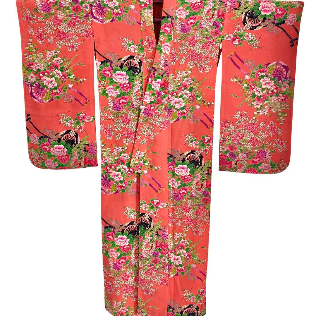 アンティーク　大人　ジュニア　子供着物　NO1