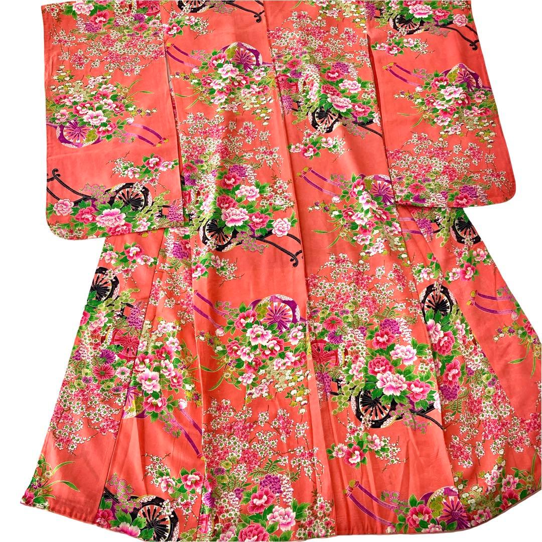 アンティーク　大人　ジュニア　子供着物　NO1