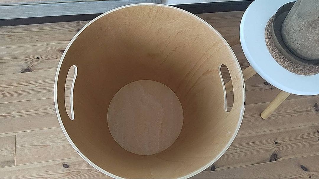 ❤️Umbraウッドロウ ストレージスツール ホワイト