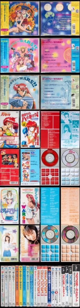 宮村優子 OVA 5作品 LD12枚 関連CD 24枚 セット ぼくのマリー他