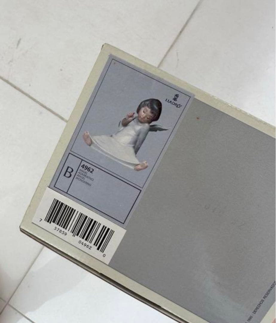 値下げ！③リアドロ LLADRO 天使の考え事 4962
