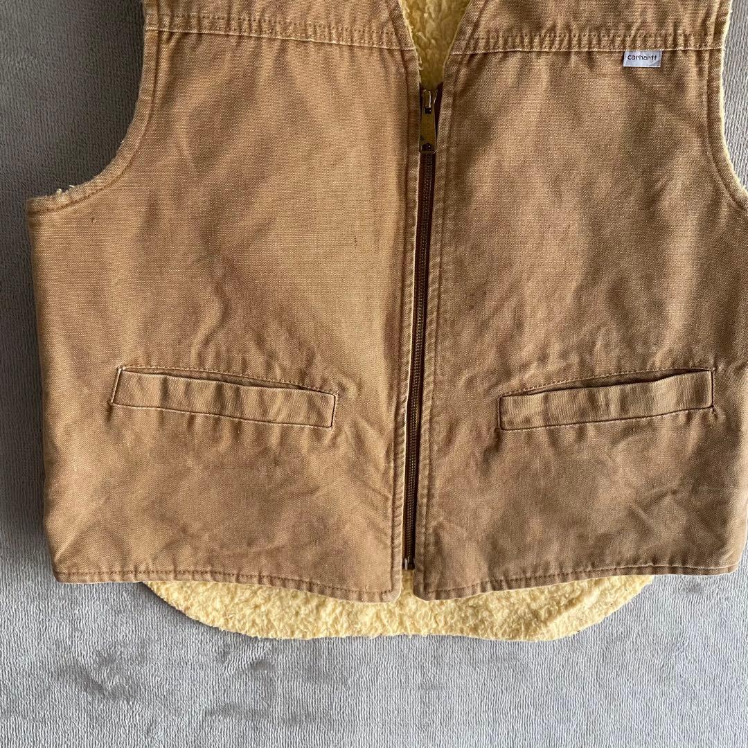 Carhartt USA製 ダックベスト ボアベスト 星タグ ヴィンテージ