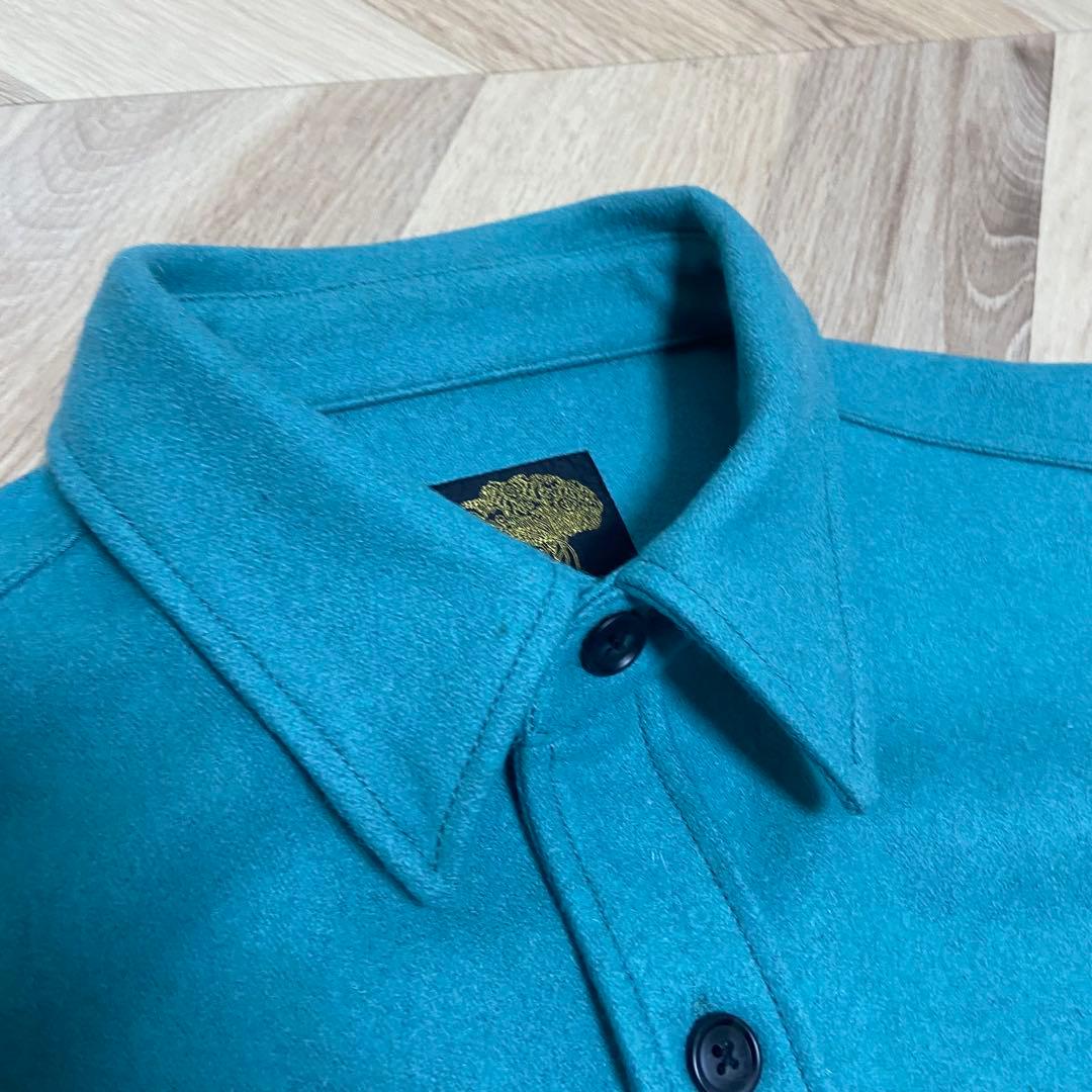 【新品タグ付き】GREEN CLOTHING ウールネルシャツ スノボ インナー
