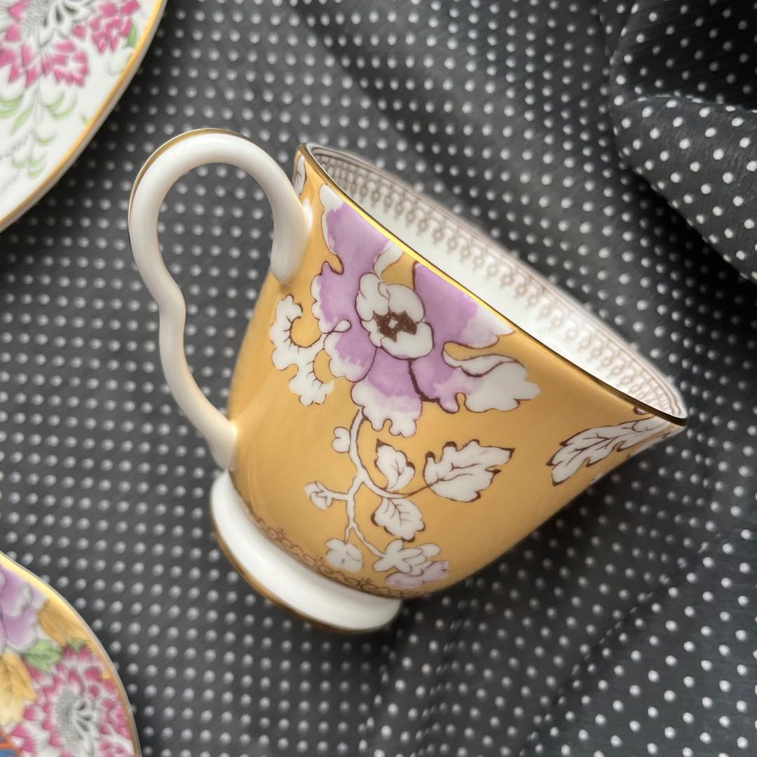 ウェッジウッド カップ＆ソーサー　バタフライブルーム　ウェッジウッド プレート