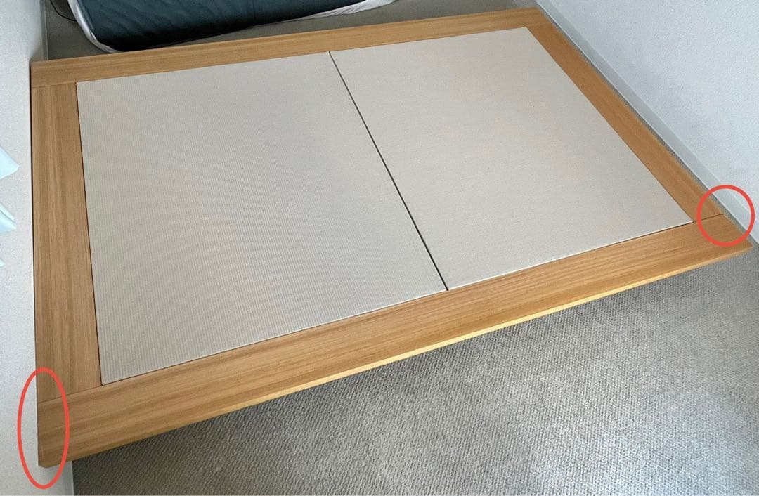 【大！！】建築家二人暮らし　LIVING BED セミダブル×和紙畳